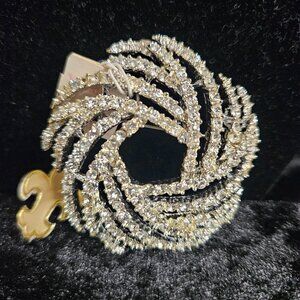 Vintage Signed Vendome Rhinestone Pin - with original tags